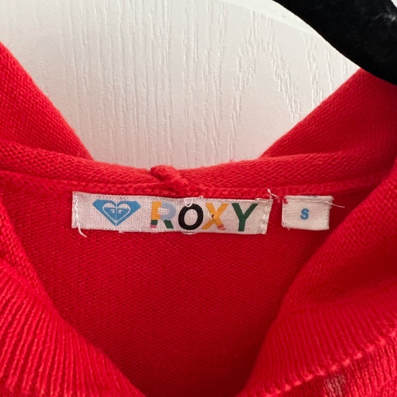 Roxy Hearts Hooded Sweater SZ S - Picture 3 of 5